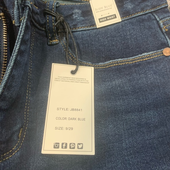 Judy Blue High waist skinny jeans size 9/29 - Picture 2 of 4